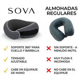 Almohada de Viaje Sova — Espuma Viscoelástica con Soporte 360° 5